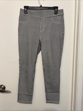 Time and Tru Black & White Houndstooth Trousers